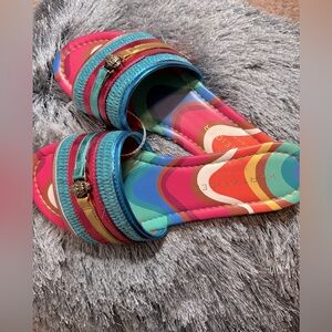 Authentic Kurt Geiger Colorful Slide Sandals